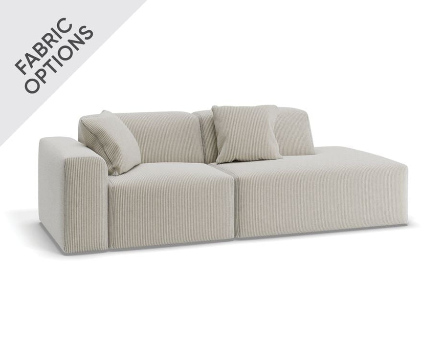 Monaco Sofa - Config A with Open End - With Right Terminal Chaise