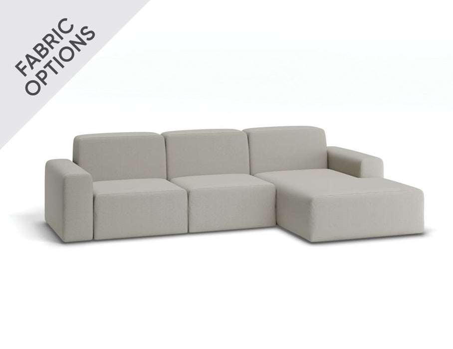 Block Sofa - 3 Seater with Right Chaise