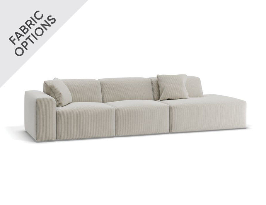 Monaco Sofa - Config B with Open End - With Left Terminal Chaise