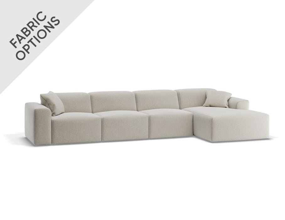 Monaco Sofa - Config D with Chaise - With Left Chaise