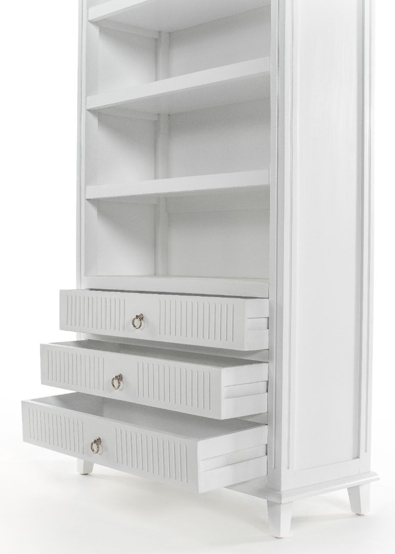 NovaSolo Skansen Bookcase with 3 Drawers