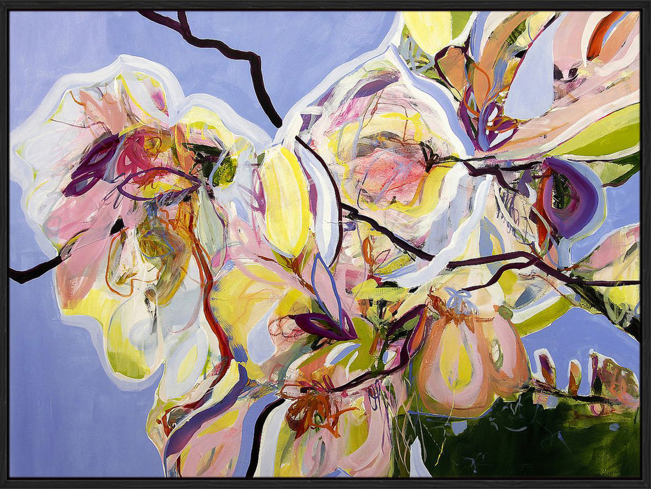 Cool Spring Blues with Magnolia Wall Art