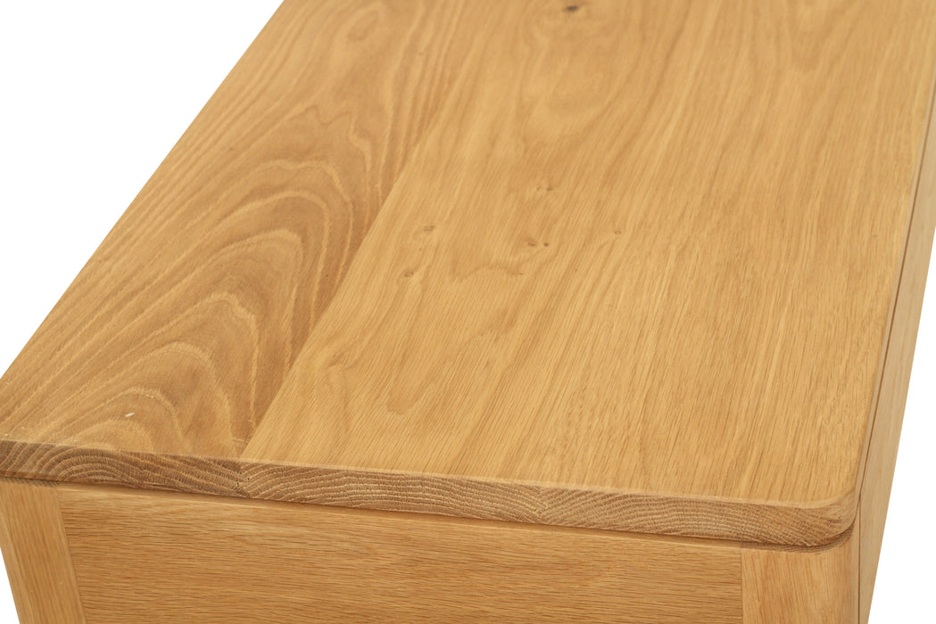 Cora Console Table - 3 Drawer - Natural 210cm