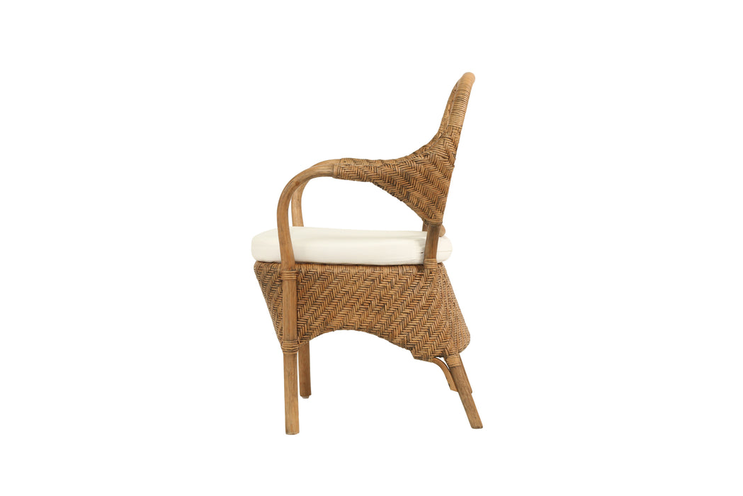 Cove Armchair - Antique Brown Wash - Ar Cov Abw