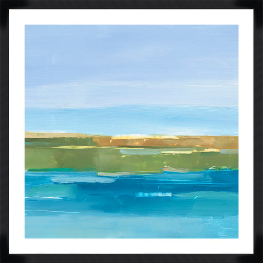 Crystal Blue Horizon II Wall Art