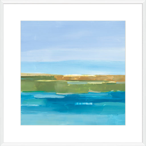 Crystal Blue Horizon II Wall Art
