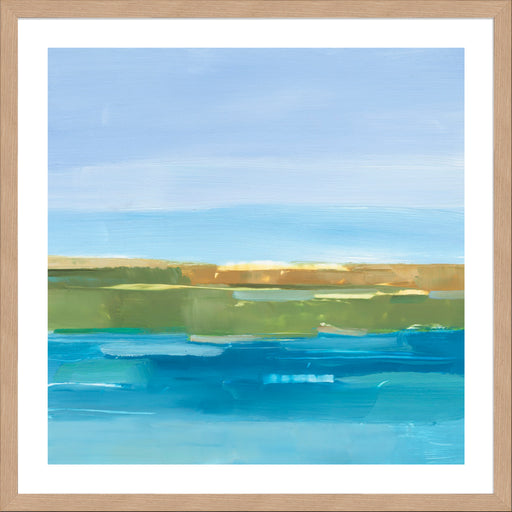 Crystal Blue Horizon II Wall Art