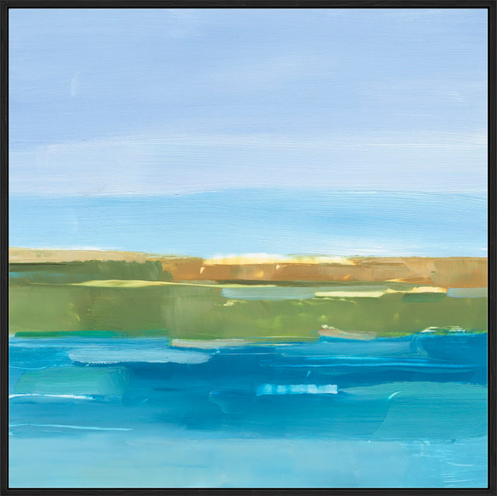 Crystal Blue Horizon II Wall Art