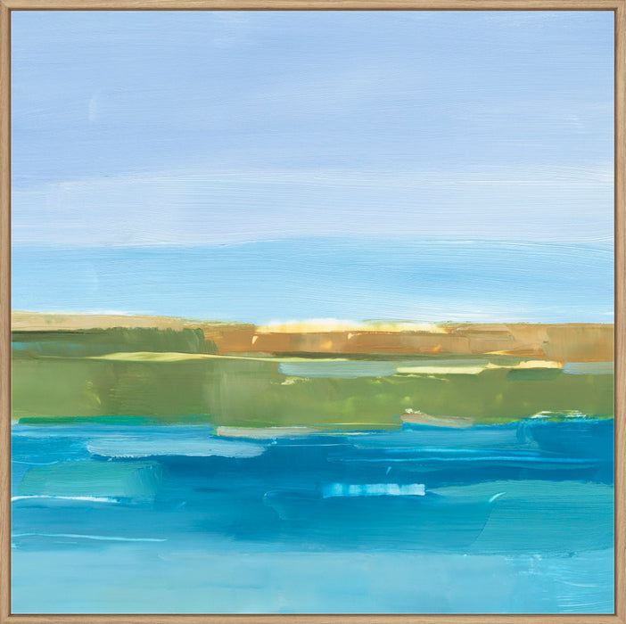 Crystal Blue Horizon II Wall Art