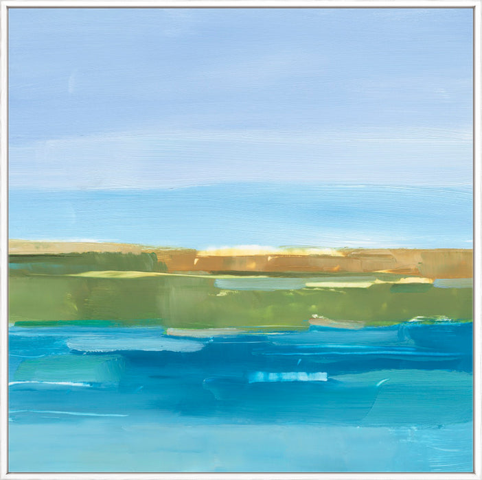 Crystal Blue Horizon II Wall Art