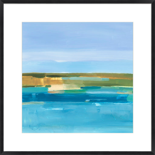 Crystal Blue Horizon I Wall Art