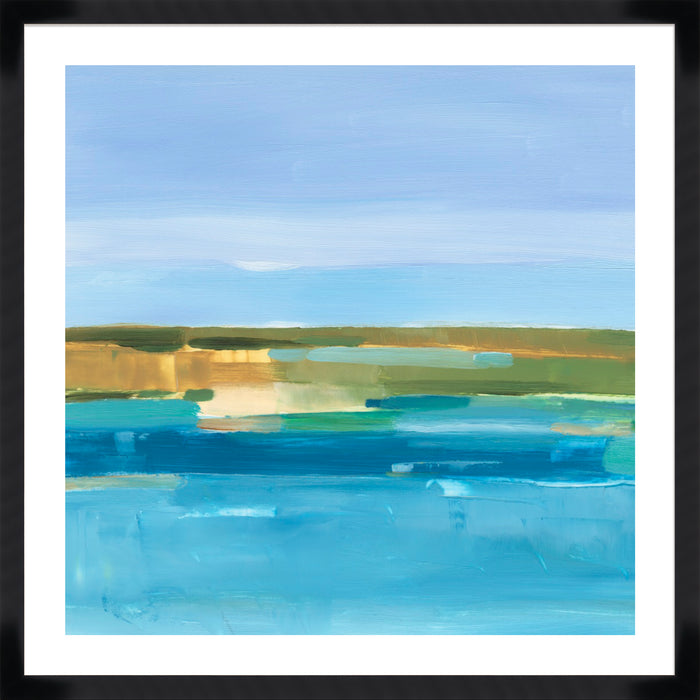 Crystal Blue Horizon I Wall Art