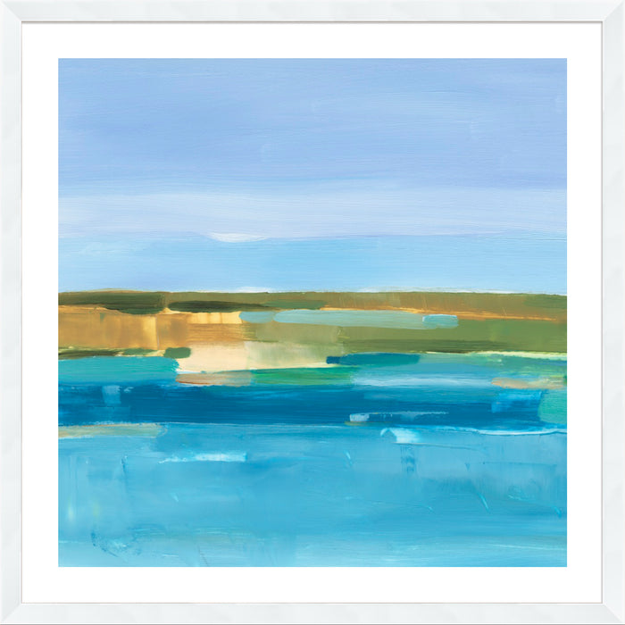 Crystal Blue Horizon I Wall Art