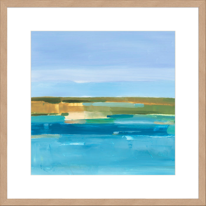 Crystal Blue Horizon I Wall Art