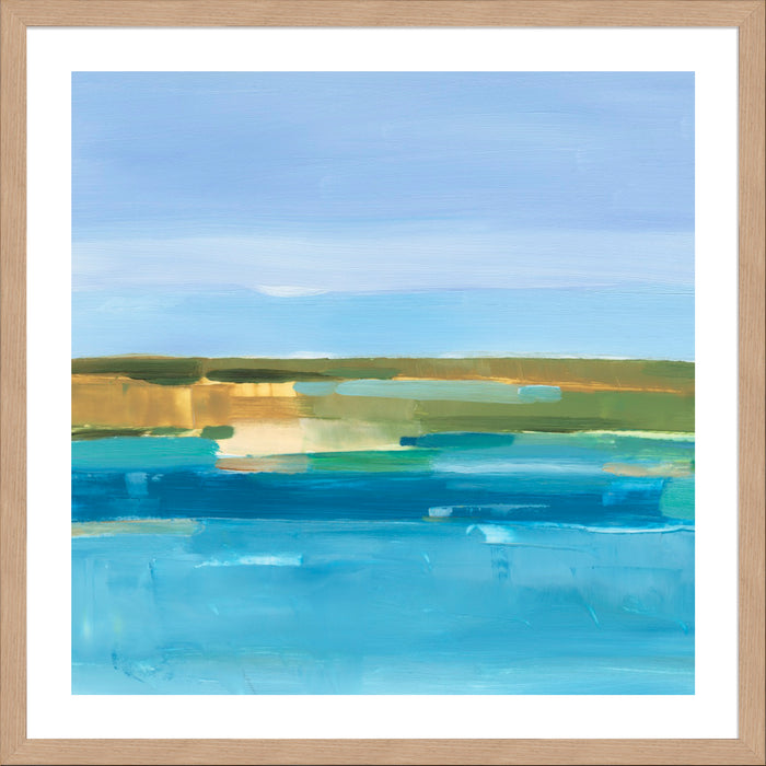 Crystal Blue Horizon I Wall Art