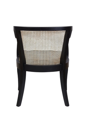 Dahlia Rattan Occassional Chair Black