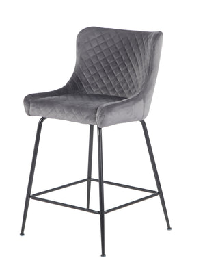 Dario Bar Stool Pebble Grey (Set of 2)