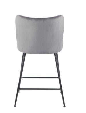 Dario Bar Stool Pebble Grey (Set of 2)