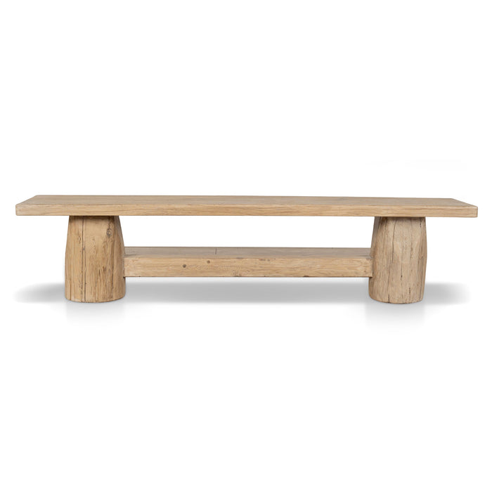 Josif 2.06m Elm Bench - Natural