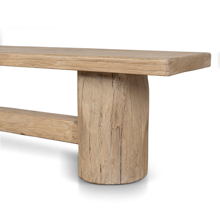 Josif 2.06m Elm Bench - Natural