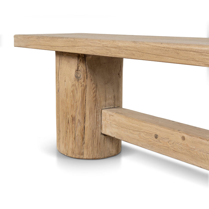 Josif 2.06m Elm Bench - Natural