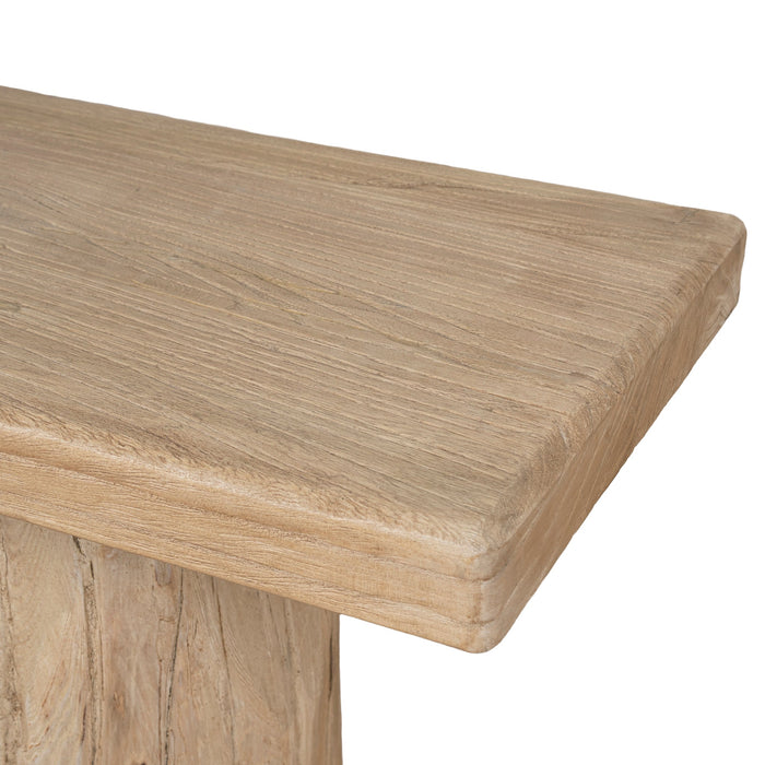 Josif 2.06m Elm Bench - Natural
