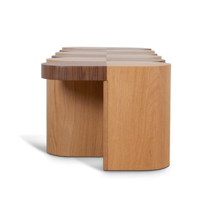 Artea 1.68m Dining Bench - Two Tone Natural