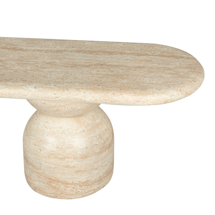 Palatino 2m Indoor Bench - Light Travertine Look