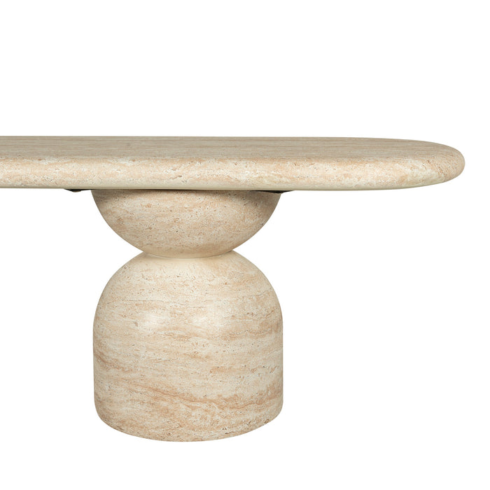 Palatino 2m Indoor Bench - Light Travertine Look