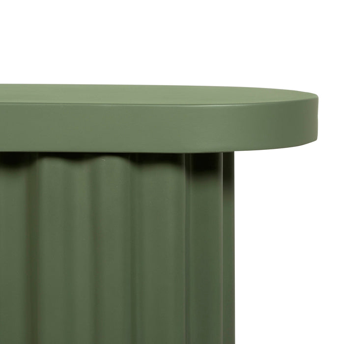 Sovana 2.1m Concrete Bench - Green