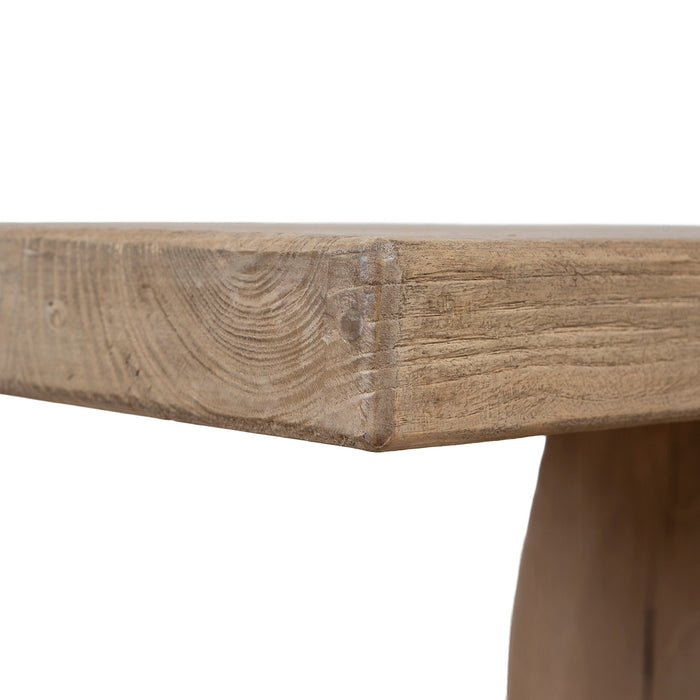 Josif 2.5m Elm Bench - Natural