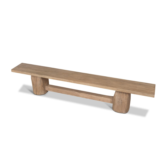 Josif 2.5m Elm Bench - Natural