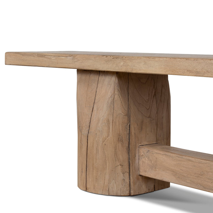 Josif 2.5m Elm Bench - Natural