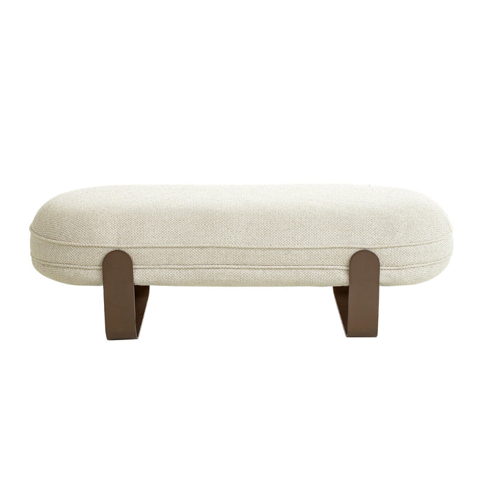 Callistia 1.5m Long Bench - Soft Ivory
