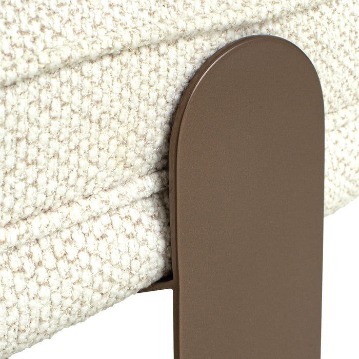 Callistia 1.5m Long Bench - Soft Ivory