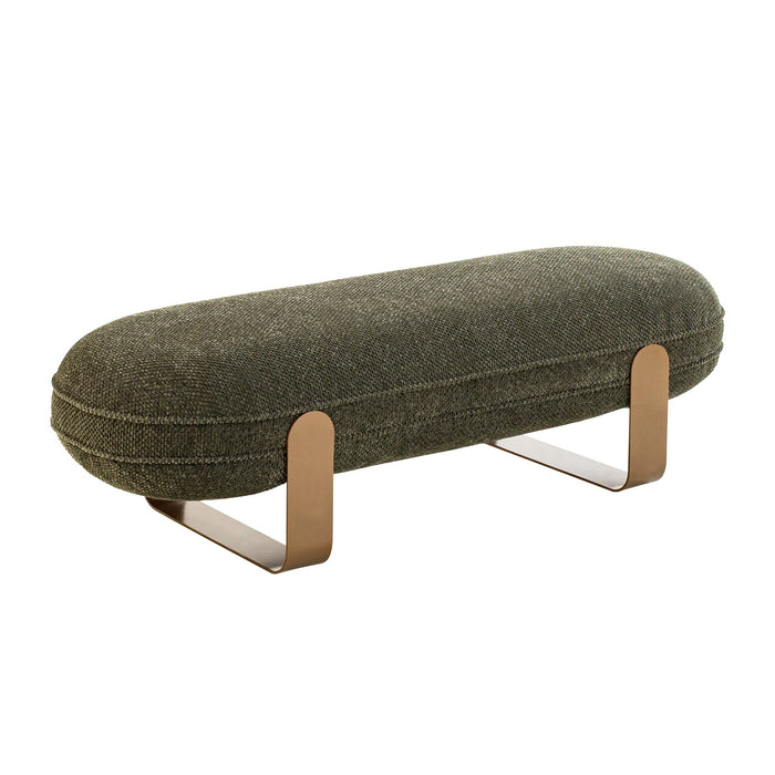 Callistia 1.5m Long Bench - Woven Green