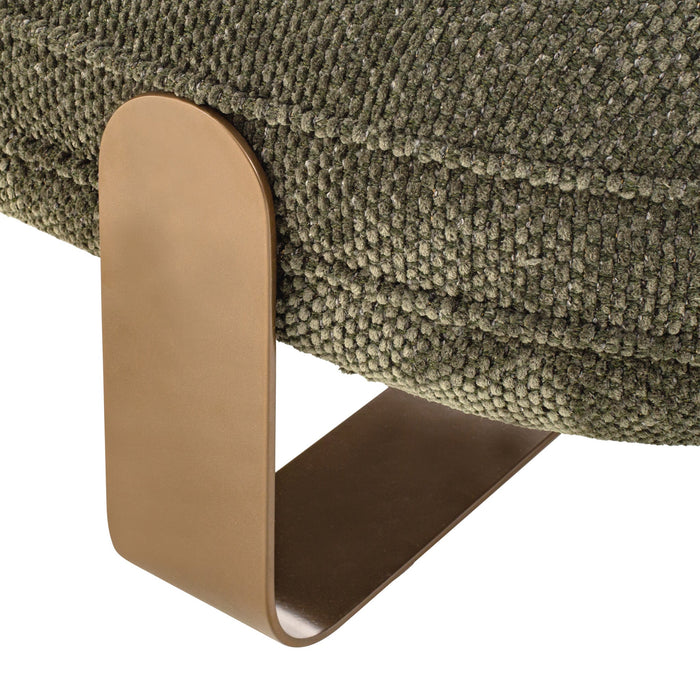 Callistia 1.5m Long Bench - Woven Green