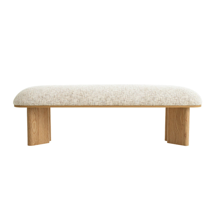 Vico 1.5m Natural Bench - Plush Beige