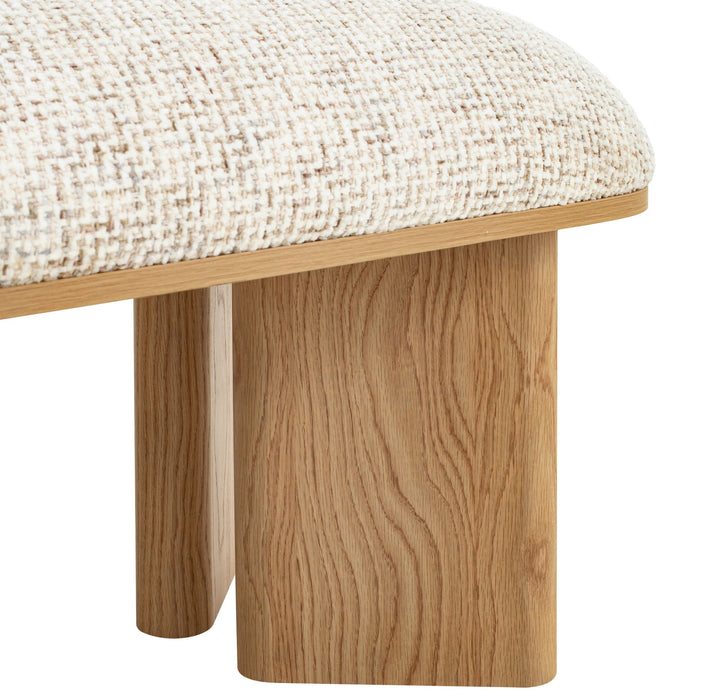 Vico 1.5m Natural Bench - Plush Beige