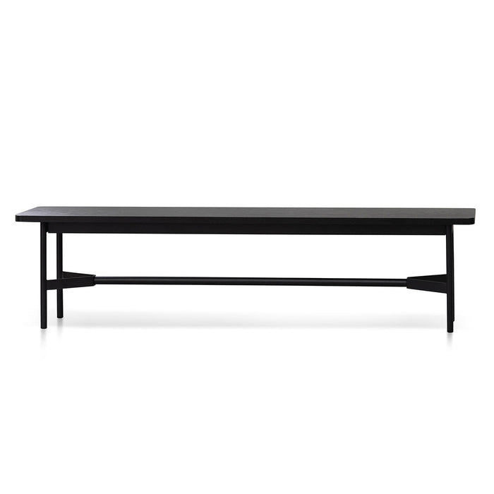 CDB6408-KD 1.8m Wooden Bench - Full Black