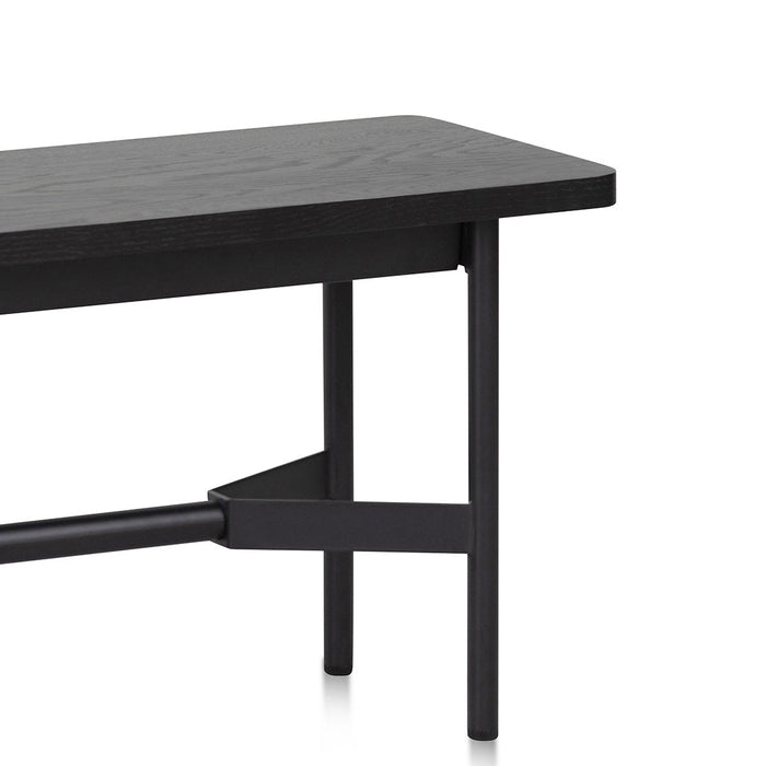 CDB6408-KD 1.8m Wooden Bench - Full Black