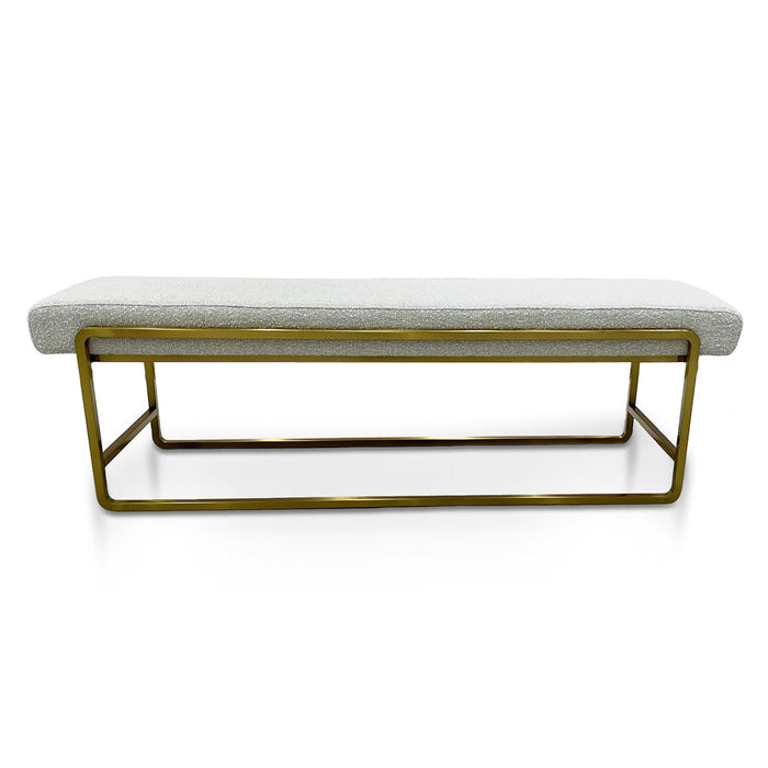 CDB8946-BS 1.52m Bench - Pearl Grey Boucle