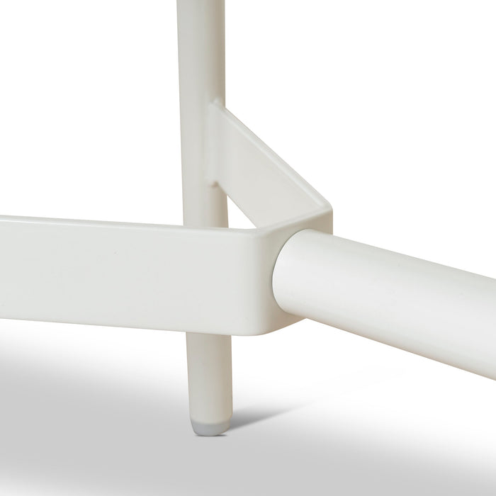 Veronica 1.8m Wooden Bench - Full White