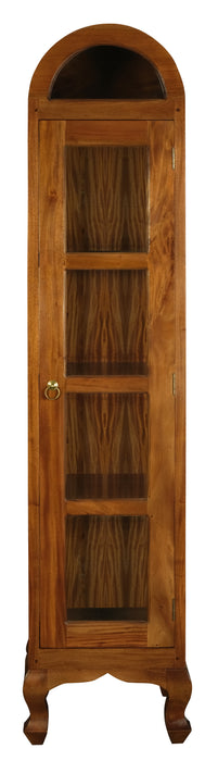 Queen Anne Large Display Dome (Light Pecan)