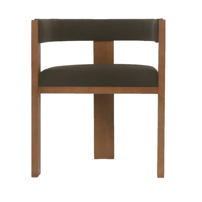 CDC10156-LJ Brown ELM Dining Chair - Black (Set of 2)