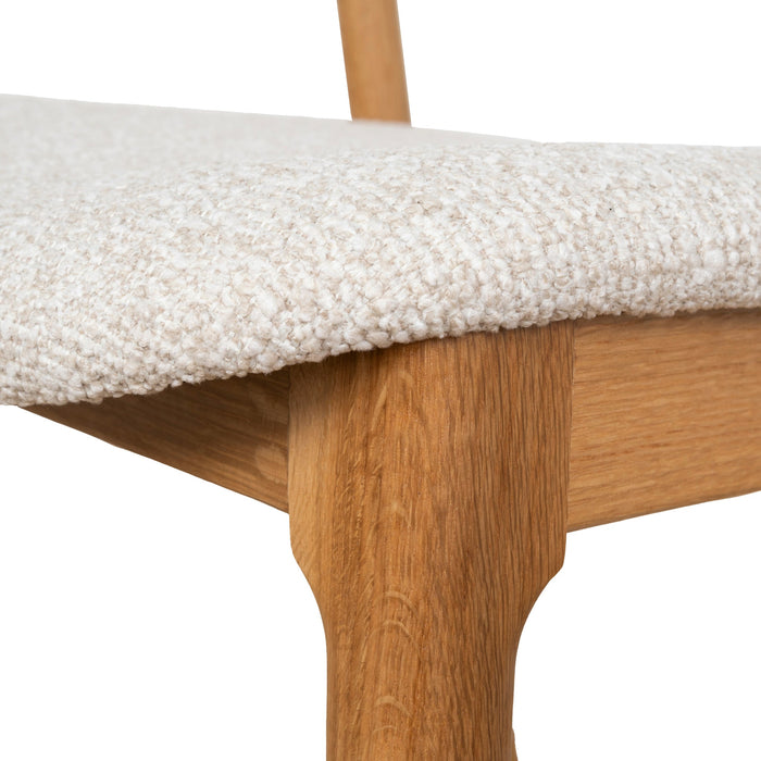 Set of 2 - Caspar Natural Dining Chair - Swady Beige