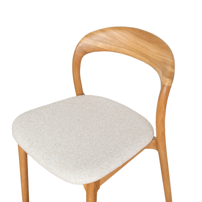 Set of 2 - Caspar Natural Dining Chair - Swady Beige