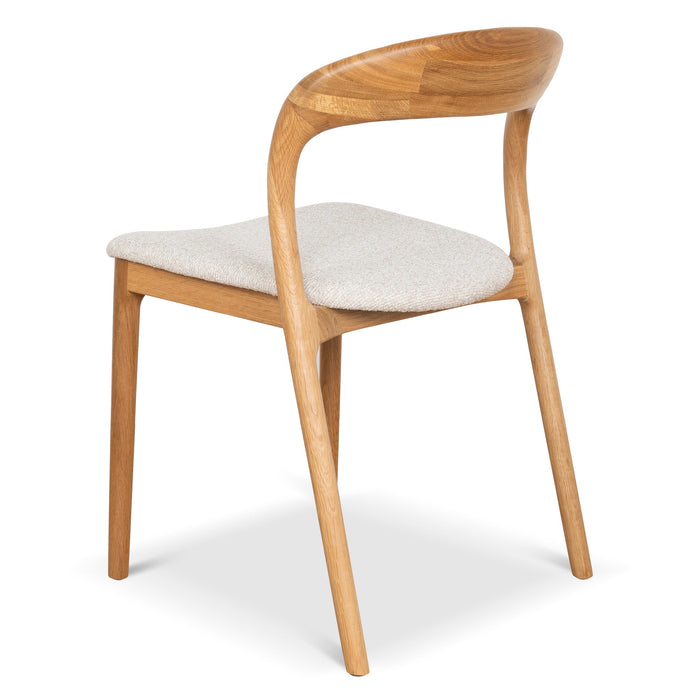 Set of 2 - Caspar Natural Dining Chair - Swady Beige