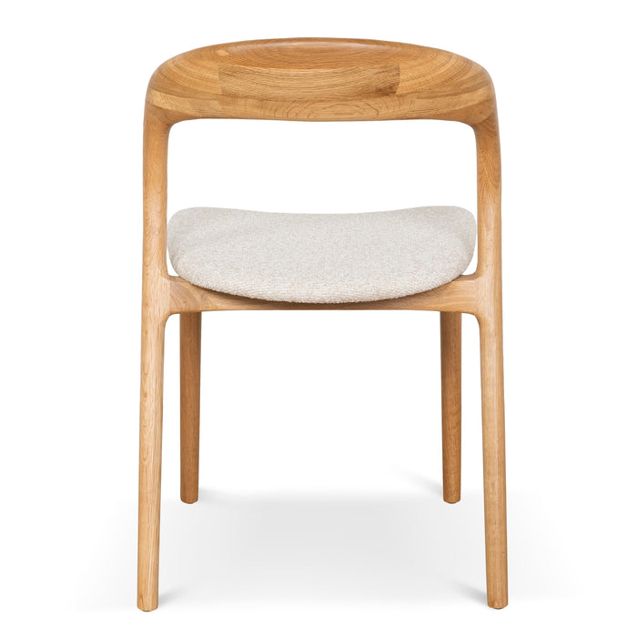 Set of 2 - Caspar Natural Dining Chair - Swady Beige