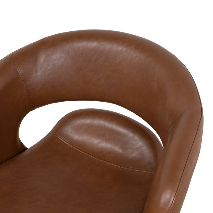 Set of 2 - Dalca Black Dining Chair - Antique Brown